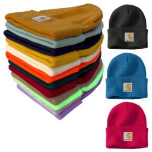 Couture style, personalized, simple and high-quality solid-color knitted hat, with an American-style workwear look. Men's and women's versions are the same. With a rolled edge. Warm hat.