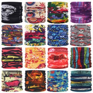 Outdoor seamless versatile magic headscarf for men and women, bicycle riding headscarf, face mask, neck cover, windproof scarf, winter warmth preservation