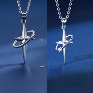 Cross necklace, men's trendy, individualistic, cool style pendant for men, sweater chain, couple necklace