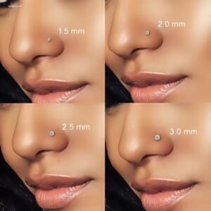 Best-selling Zirconia Diamond Set Nose Pins and Nose Rings 12-piece Set - Cross-border Stainless Steel Jewelry Set