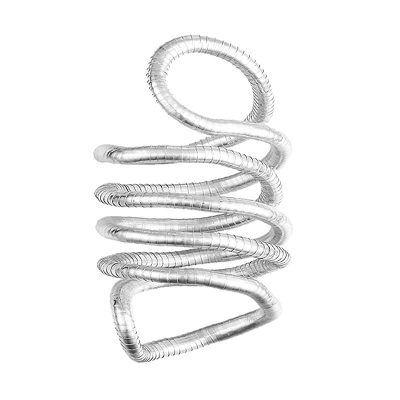 Snake-shaped necklace - versatile and elegant accessory for women. Men's twisted creative snake bone bracelet. - Image 6