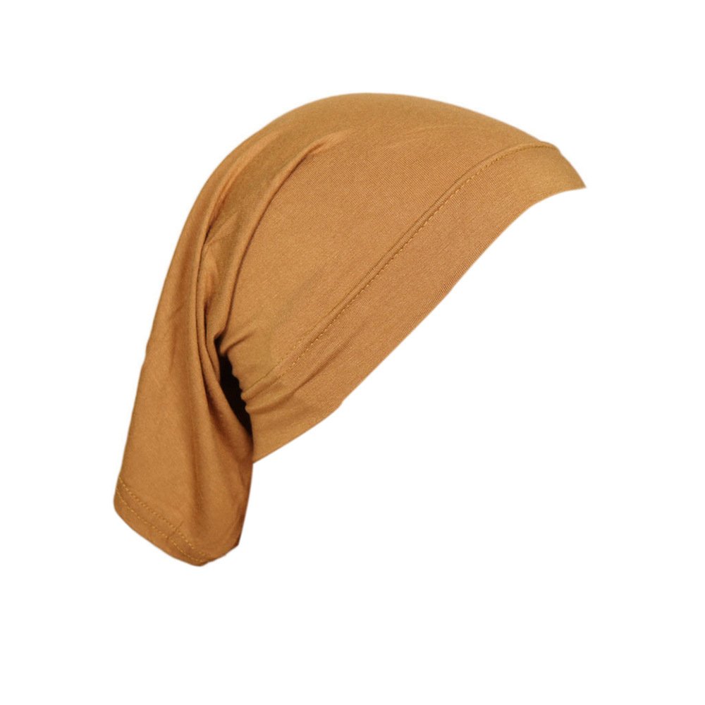 Modal single-color Malaysian tube hat base cap - highly elastic silk-cotton women's Arabian scarf-style small hat - Image 3
