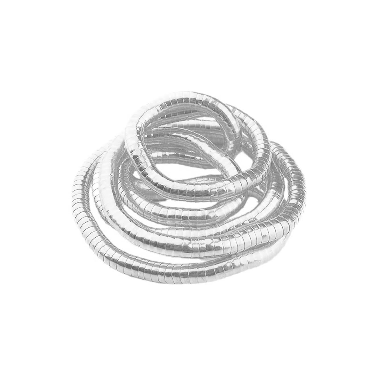 Snake-shaped necklace - versatile and elegant accessory for women. Men's twisted creative snake bone bracelet. - Image 7