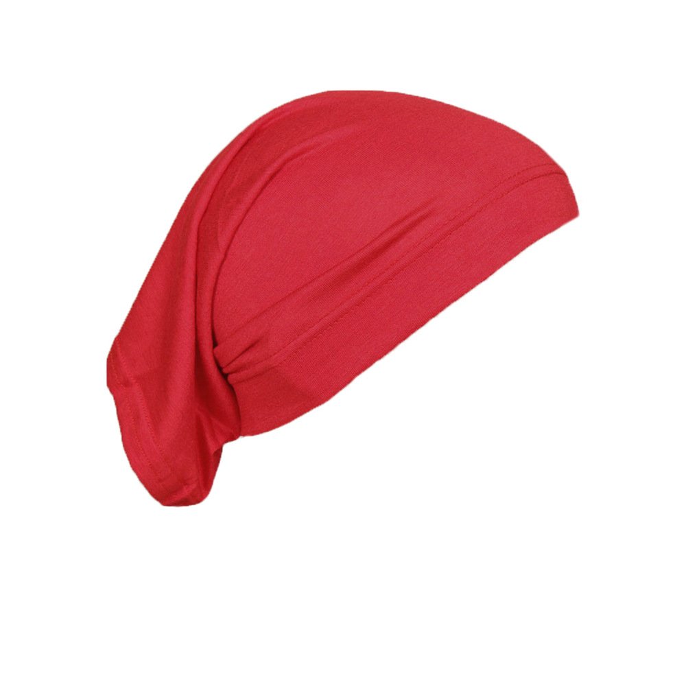 Modal single-color Malaysian tube hat base cap - highly elastic silk-cotton women's Arabian scarf-style small hat - Image 4