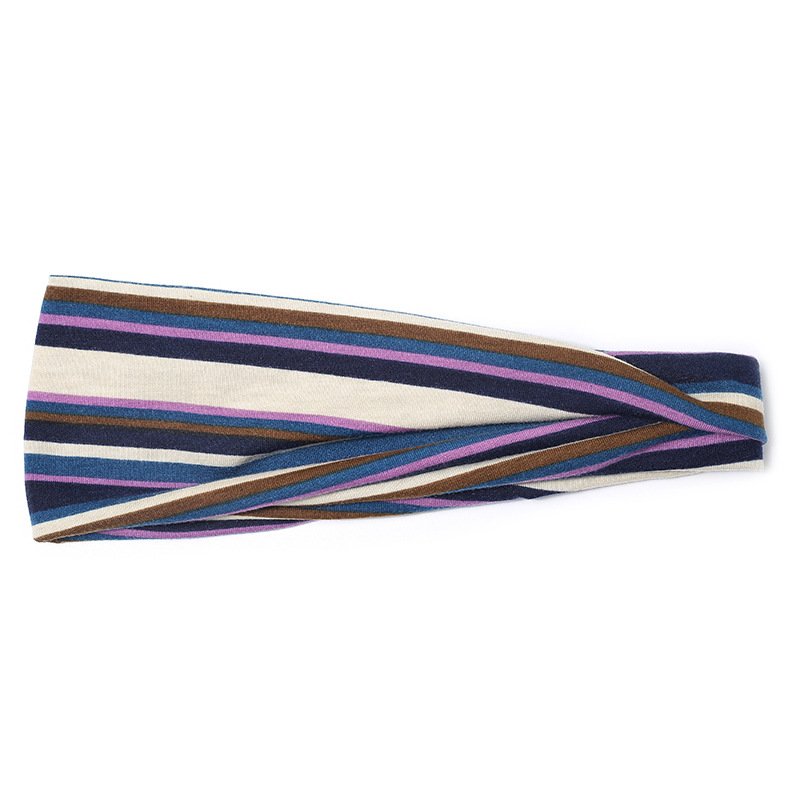 Lady's hairband with yoga print headband, Bohemian elastic headscarf hair accessory - Image 4